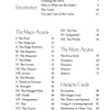A table of contents from the "Tarot of the Sidhe" book by Schiffer Publishing, Ltd., listing Introduction, The Major Arcana, The Minor Arcana, Using the Cards, and About the Artist with their page numbers.