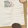 A vintage contents page for "Stalingrad: The Death of the German Sixth Army on the Volga, 1942-1943" by Schiffer Publishing, Ltd. lists sections with red numbers, while relics like a dog tag and badge from the Sixth Army rest on its worn paper.