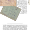 A scanned page from *Stalingrad: The Death of the German Sixth Army on the Volga, 1942-1943* (Schiffer Publishing, Ltd.) displays Rudi's letter (Nov. 14, 1942), translation, sources, and two images of old German envelopes from Stalingrad.
