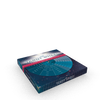 The Tarot Wheel by Schiffer Publishing, Ltd. is a boxed set for tarot reading, featuring a circular card spread diagram with a cosmic background and a red band on the cover, shown against a plain white backdrop.