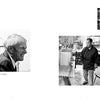 A black-and-white layout from "Masters of Craft" by Schiffer Publishing, Ltd. features studio craft artists Walker Weed in profile outdoors and George Nakashima standing in a woodworking shop, plus a small portrait of Nakashima in the corner.