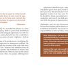 A photograph of a carved bust of Akhenaten from The Promethean Oracle by Schiffer Publishing, Ltd. appears on the left, with brown oracle card–style borders, descriptive text, and space for personal divination notes on the right.