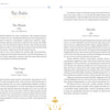 A book spread from The Promethean Oracle by Schiffer Publishing, Ltd. explains the four tarot suits—Wands (Fire), Cups (Water), Swords (Air), Pentacles (Earth)—with meanings and symbols, ideal for personal divination or using with an oracle deck.