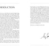 An open book from "The Pendulum Kit" by Schiffer Publishing, Ltd. shows an intro on intuition development on the left, with more introductory text and the author’s signature on the right.