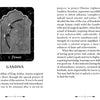 A spread in The Mahābhārata Oracle by Schiffer Publishing, Ltd. shows the Gandiva bow on the left with "Power" below, and text about its origins and power—perfect for a card deck or spiritual guidebook.