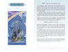 The Zerner/Farber Tarot by Schiffer Publishing, Ltd. shows the Six of Swords—figures crossing water under a gray sky. The guidebook explains upright and reversed meanings, plus keywords to enhance your tarot card readings.