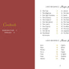 The Swagatam Tarot guidebook by Schiffer Publishing, Ltd. features a contents page with Introduction and Spreads on the left, and highlighted page numbers for Major and Minor Arcana card meanings on the right, tailored for this Indian Tarot Deck.