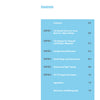 A blue-on-white table of contents for Schiffer Publishing, Ltd.'s "Boeing YC-14" lists chapters and page numbers on the airlifter’s design, foreword, testing, and references.