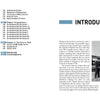 A book spread from "De Havilland DH.106 Comet" by Schiffer Publishing, Ltd. shows a table of contents with airline names and chapters, and an introduction page with a black-and-white photo of people by the first commercial jet airliner.