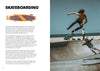 A skateboarder launches into a mid-air trick above a concrete skate park as another rides below, capturing the energy and bold style found in Schiffer Publishing, Ltd.'s "Iconic Objects of the 1980s.