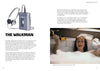 A magazine spread from Schiffer Publishing, Ltd.'s "Iconic Objects of the 1980s," features a classic Sony Walkman on one page and Julia Roberts in the infamous "Pretty Woman" bathtub scene listening to headphones on the other.