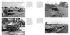Four black-and-white photos from Schiffer Publishing, Ltd. show Sd.Kfz. 251 WWII half-tracks camouflaged with foliage in grassy rural scenes, some moving on dirt roads with soldiers nearby.