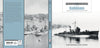 Front and back cover of "Kaibōkans" by Schiffer Publishing, Ltd. feature black-and-white photos of Japanese coastal defense ships at sea during WWII Pacific combat, with smoke near an Imperial Japanese Navy vessel.