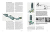 A two-page spread from Schiffer Publishing, Ltd.'s "Leopard 1" shows diagrams and color photos of the tank’s telescopic and panoramic periscopes, with labeled parts, detailed descriptions, and technical info.