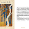 Here’s your rewritten sentence using the provided product data: This image features a white aspen tree with curved branches set against a vibrant blue, brown, and orange background. Accompanying text explores Aspen—The Fool tarot card’s symbolism and meanings, offering insights into both upright and reversed interpretations. Part of *The Tree Tarot* by Schiffer Publishing, Ltd., this illustration blends forest wisdom with traditional tarot symbolism for enhanced reflection.