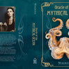 The Oracle of the Mythical Ocean deck box features a large octopus illustration on a teal background with gold-trimmed borders, including a portrait of the author and a brief biography on the back cover.