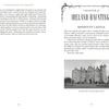 A two-page spread from Whispers from the Unknown featuring a chapter titled Ireland Hauntings at Kinnitty Castle, including text and a black-and-white photograph of the castle, a site known for ghost encounters and paranormal experiences.