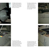 Four close-up photos of the Ford M8 and M20—showing wheels and equipment-filled compartments—surround text about these vehicles, featured in a Schiffer Publishing, Ltd. release on their role in military history.