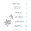 The Muse in You by Schiffer Publishing, Ltd. features a table of contents listing chapters 1–18 with thoughtful titles. Blue page numbers and gray flower illustrations create a calming, inviting creativity guidebook for navigating life transitions.