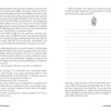 Two pages from "Mindfulness Matters" by Schiffer Publishing, Ltd. show text and a small hand illustration. Page 152 features visual exercises for mindfulness and self-care; page 153 discusses symbols and timing your truth.