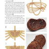 A Guide to Basket Weaving by Schiffer Publishing, Ltd. provides step-by-step illustrated instructions on arranging basket ribs, weaving techniques, and finishing a brown woven basket, with detailed guidance at every stage of the traditional craft.