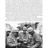 Black and white photo from Duty Before Self: The Story of the 781st Tank Battalion in World War II (Schiffer Publishing, Ltd.) shows soldiers in helmets and uniforms, one with a submachine gun, as a tank driver watches from a Sherman Easy Eight hatch.