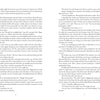 Pages 6 and 7 of "A Promise Stitched in Time" by Schiffer Publishing, Ltd. feature dense black serif text on white, including dialogue and narrative about WWII Jewish girls and their self-confidence. No illustrations are present.
