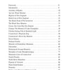 The table of contents in Curious Creatures of New England (Schiffer Publishing, Ltd.) lists cryptids like Bigfoot, Black Cats of New England, the Black Flash of Provincetown, Lake Monsters, and more, with pages ranging from 8 to 98.