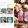 Two pages from Schiffer Publishing's "Cut It!" show illustrated steps for a Sleeping Beauty Mint Tin Diorama paper craft on the left, and the finished kids' mint tin art on the right.