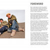 Three men in casual, warm clothes relax on a sloped rooftop, discussing Tape Art by Schiffer Publishing, Ltd. The background is clear and text appears on the right.