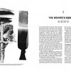 A black-and-white image from "The Art of Weaving" by Schiffer Publishing, Ltd. shows traditional weaving tools—brushes, a metal comb, and pointed tools—beside text titled “The Weaver’s Equipment” with notes on hand-weaving techniques.