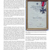 A page from The War Diaries of a Panzer Soldier by Schiffer Publishing, Ltd. features Erich Hager’s Russian Front diary entries and a framed German military award certificate photo in the top right corner.