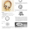 An instructional page from Schiffer Publishing, Ltd.’s "Rib Baskets" shows how to make a wreath with labeled steps, a materials list, and basket weaving–style illustrations. The finished floral wreath appears in the top left corner.