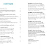The table of contents in *Feeling Great with the Moon* by Schiffer Publishing, Ltd. lists sections and page numbers, with “Depths” connected to colored star-points, zodiac signs, astrology, moon themes, Japanese energy healing, and an introduction.
