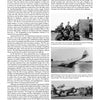 A page from Watson's Whizzers by Schiffer Publishing, Ltd. features text on WWII aircraft and black-and-white photos of soldiers with planes, including men examining a disassembled Me 262 jet near aircraft parts.