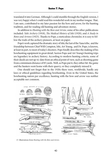 A page from "Legends in Archery" by Schiffer Publishing, Ltd. explores the longbow and shares stories of legendary archers.