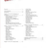 The American Heroes Quilts, Past & Present by Schiffer Publishing, Ltd. features a table of contents with a red "Contents" heading, listing chapters on figures and eras in American history like The Beginning of the Republic and The Modern Era, each with page numbers.