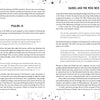 An open book, "Astrology for Christians" by Schiffer Publishing, Ltd., shows page 24 discussing biblical traditions and astrology; page 25, titled "Daniel and the Wise Men," features star patterns evoking the Star of Bethlehem.