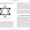 An open book, Astrology for Christians by Schiffer Publishing, Ltd., shows a Star of David on the left page and text on both pages. The right page, titled BASIC CONCEPTS OF THE BIRTH CHART, discusses birth charts and biblical astrology.