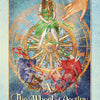 The Tarot of the Enchanted Soul by Schiffer Publishing, Ltd. features The Wheel of Destiny card: a woman in green atop a golden zodiac wheel, with tumbling figures and an ethereal hand—an appealing tarot or divination addition.