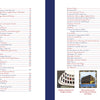 Two pages from Schiffer Publishing, Ltd.'s Inspired by the Nation's Capital feature a table of contents listing DC landmarks with page numbers; below, photos show the Hirshhorn Museum, National Museum of African American History and Culture, and Union Station.